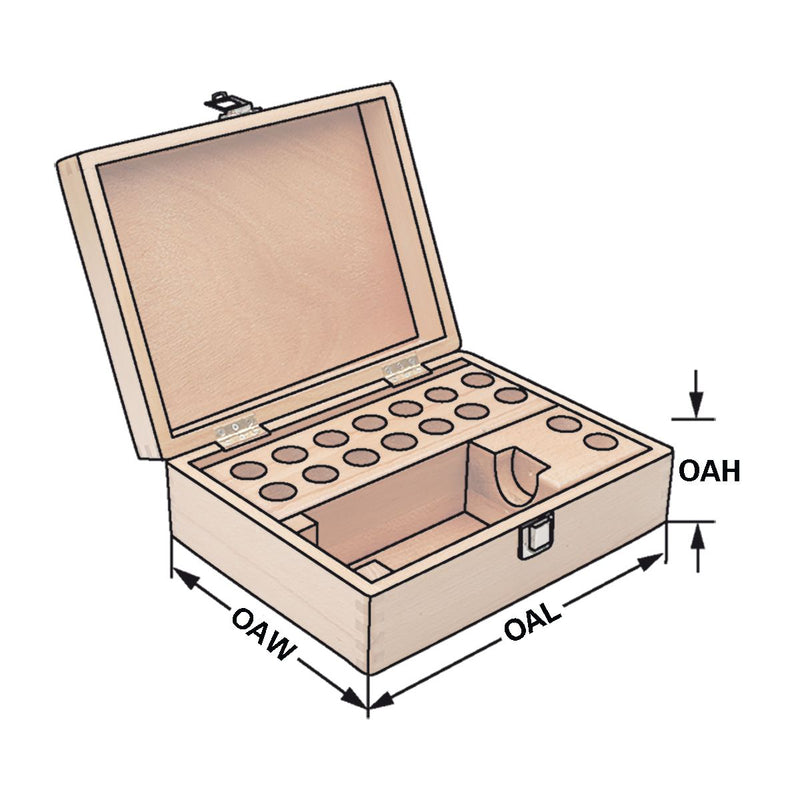 Ξύλινο κουτί για collet και κώνο - Image 2