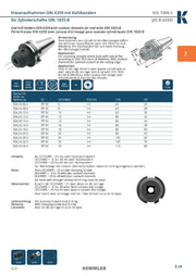 Τεχνικά χαρακτηριστικά BT-EMHC2.5 (Kemmler) - Κώνος BT Weldon της Kemmler υψηλής ακρίβειας G2.5 στις 25.000RPM με έξτρα κανάλια και τρύπες για σαπουνέλαιο (σελ. 3)