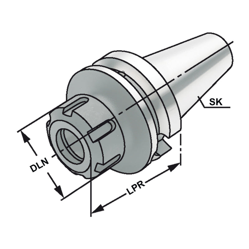 Τεχνικά χαρακτηριστικά BT-ER2.5 AD (Kemmler) - Κώνος BT της Kemmler για Collet ER υψηλής ακρίβειας G2.5 στις 25.000RPM (σελ. 1)
