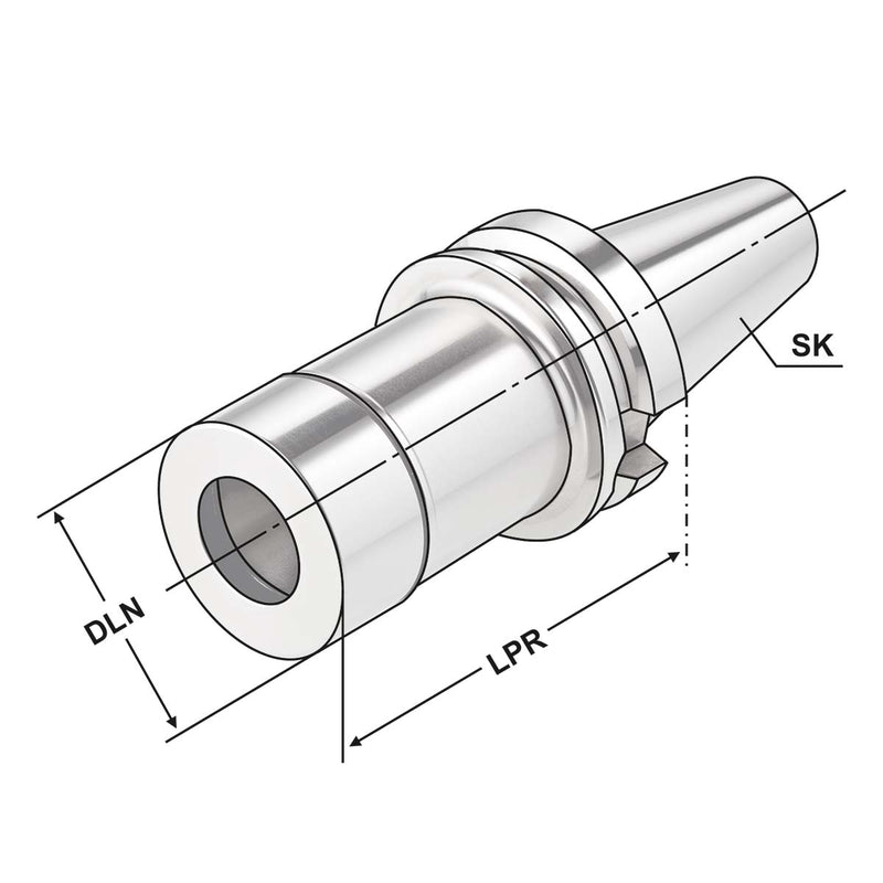 Τεχνικά χαρακτηριστικά BT-ER2.5 (High clamping force) - Κώνος BT της Kemmler για Collet ER υψηλής ακρίβειας G2.5 στις 25.000RPM (high clamping force) (σελ. 1)