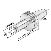 Κώνος BT για βιδωτές φρεζοκεφαλές Kemmler (COPY MILL) - Image 2