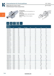Κώνος BT για βιδωτές φρεζοκεφαλές Kemmler (COPY MILL) - Image 3