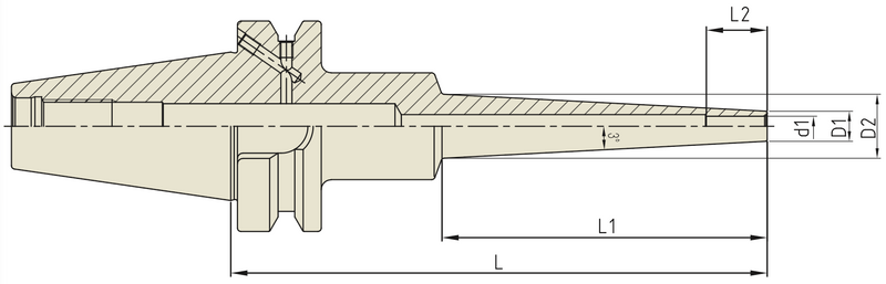 Κώνος BT Shrink Fit (Extra Slim της YG). Ιδιαίτερα λεπτό σώμα - Image 2