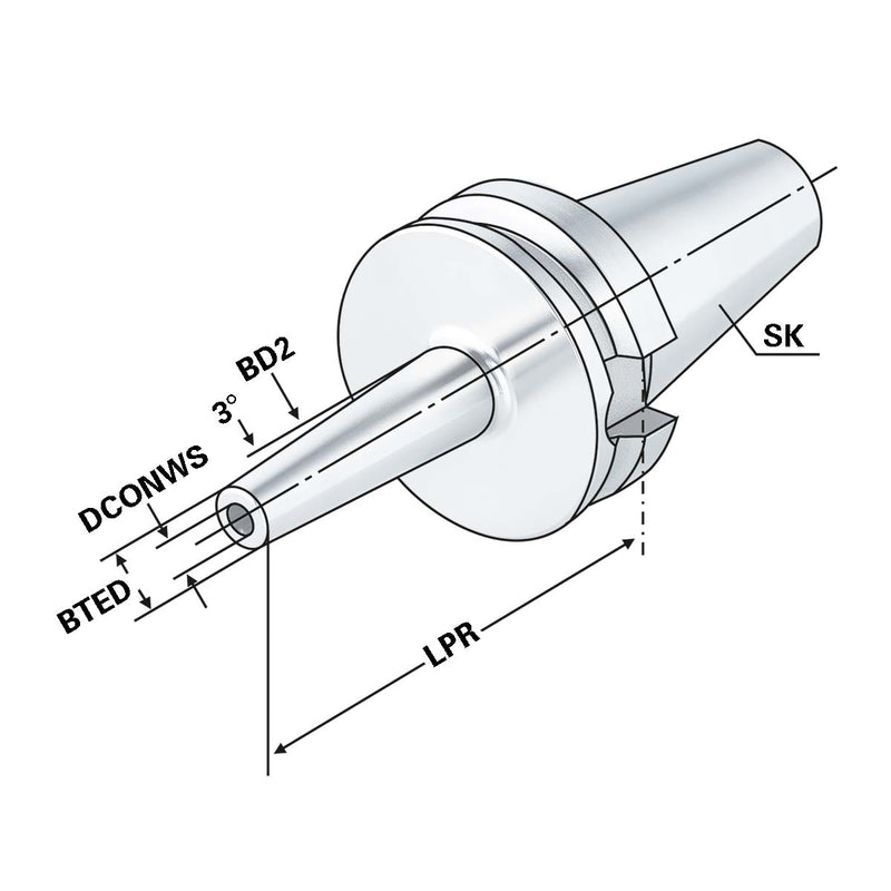 Τεχνικά χαρακτηριστικά BT-SFHS (Kemmler) - Κώνος BT Shrink Fit (Slim της Kemmler). Ιδιαίτερα λεπτό σώμα (σελ. 1)