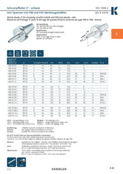 Τεχνικά χαρακτηριστικά BT-SFHS (Kemmler) - Κώνος BT Shrink Fit (Slim της Kemmler). Ιδιαίτερα λεπτό σώμα (σελ. 2)
