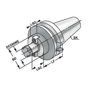 Τεχνικά χαρακτηριστικά BT-SMA2.5 (Kemmler) - Κώνος BT για Φρεζοκεφαλή 2.5G-25,000RPM Coolant Through (Kemmler) (σελ. 1)