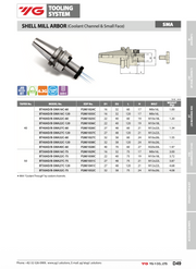 Τεχνικά χαρακτηριστικά BT-SMA6.3 - Κώνος BT για Φρεζοκεφαλή 6.3G-15,000RPM Coolant Through (σελ. 2)