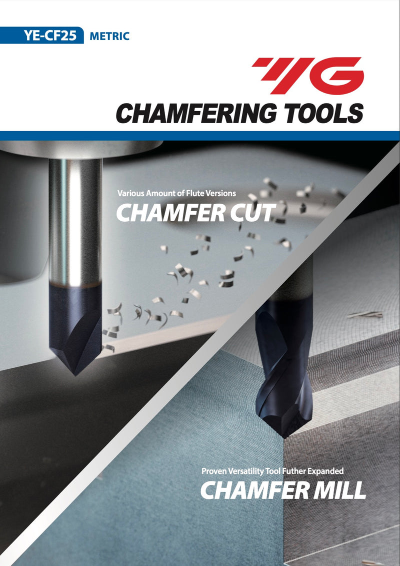 Κονδυλι 90° Chamfer Mill Καρβιδίου Επικαλυμμένο YG - Image 3