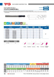Κονδυλι 90° Chamfer Mill Καρβιδίου Επικαλυμμένο YG - Image 7