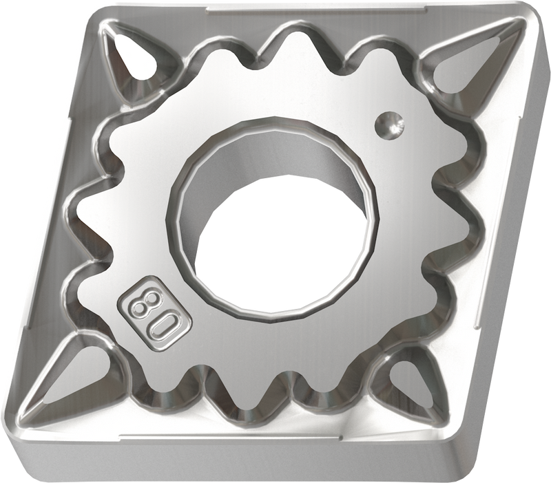 Πλακίδια CNMG1204**-PSF Cermet για Ατσάλια, Μαντέμι και Inox - Φινίρισμα