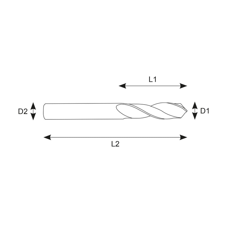 Τρυπανια Καρβιδιου 2D Ακάλυπτα Yg