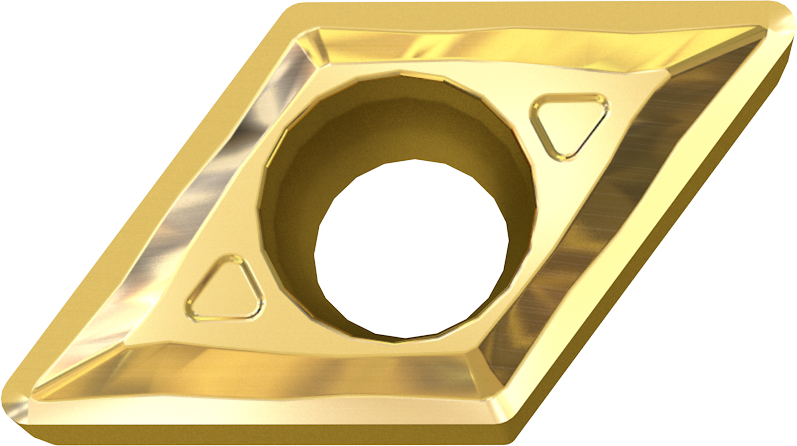 DCMT0702**-UF Inserts for Steels - Finishing