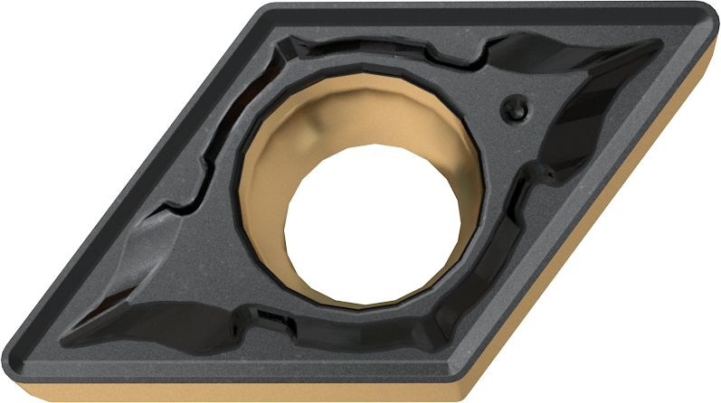 Πλακίδια DCMT0702**-UG για Ατσάλια - Γενική Κατεργασία