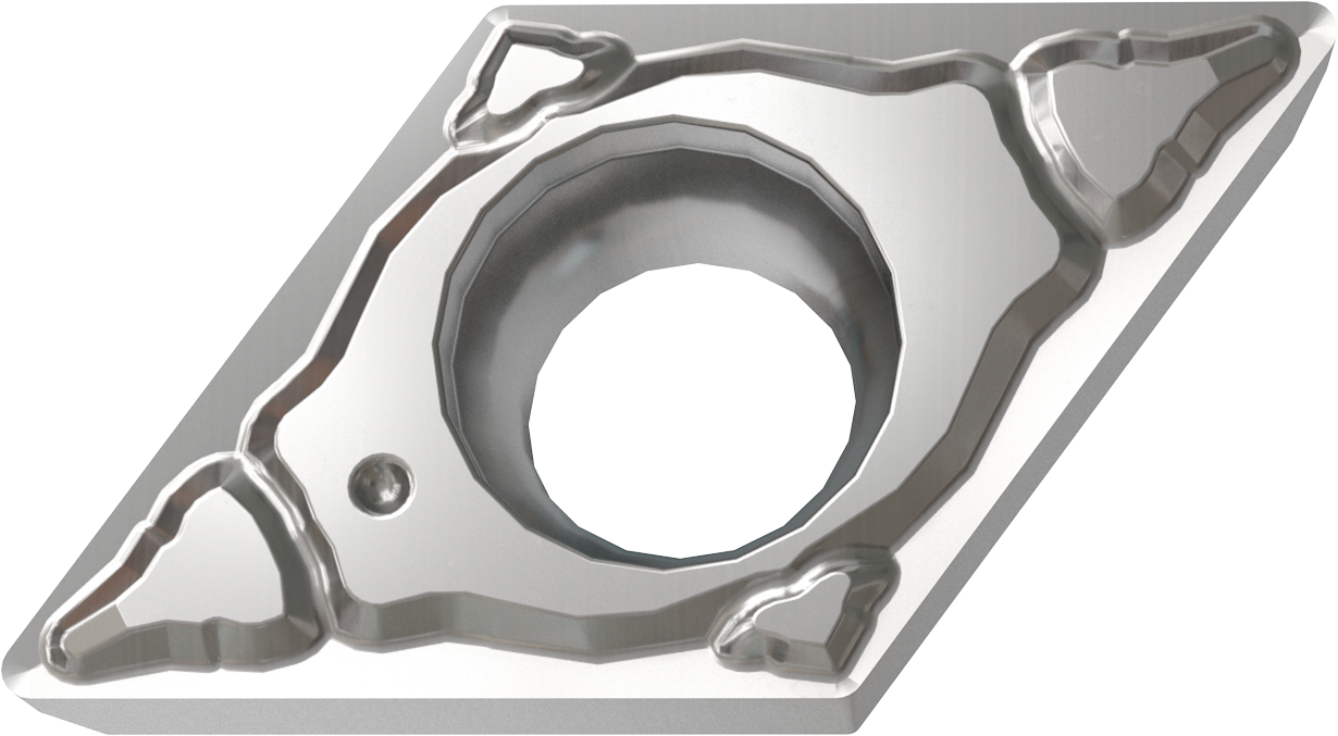 Πλακίδια DCMT11T3**-PF Cermet για Ατσάλια, Μαντέμι και Inox - Φινίρισμα