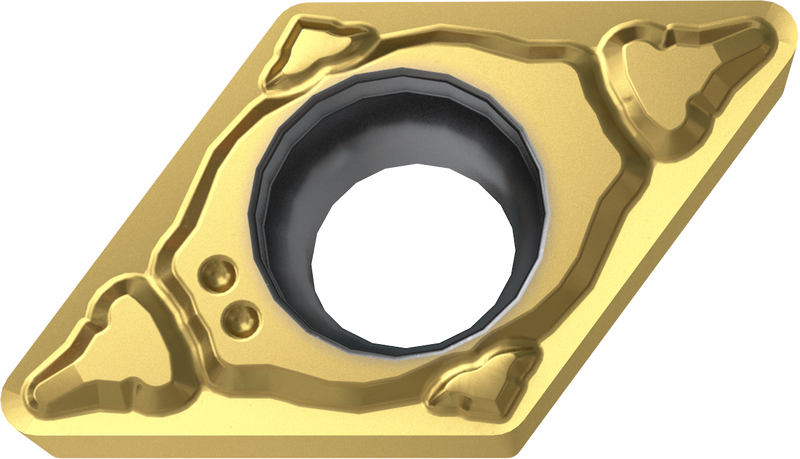 Πλακίδια DCMT0702**-MF για Inox - Φινίρισμα