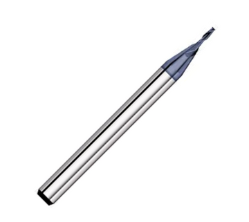 Κονδύλι microdiameter καρβιδίου επικαλυμμένο Echain E2MD, 2 φτερά, ασημί σώμα με μπλε άκρο κοπής