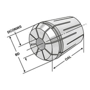 Collet ER Sealed 120bar της Kemmler, με 15μm runout - Image 2