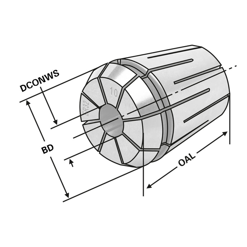 Collet ER Sealed 120bar της Kemmler, με 15μm runout - Image 2