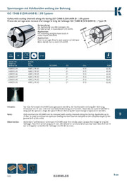 Collet ER  Sealed 21bar της Kemmler, με 3μm runout και έξτρα τρύπες για ψυκτικό - Image 5