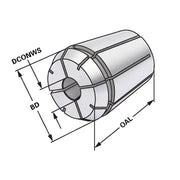 Collet ER  με καρέ για κολαούζα της Kemmler, με 15μm runout. - Image 2
