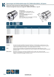 Collet ER  Sealed 21bar της Kemmler, με 15μm runout με έξτρα τρύπες για ψυκτικό - Image 4