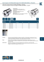 Collet ER  Sealed 21bar της Kemmler, με 15μm runout με έξτρα τρύπες για ψυκτικό - Image 5