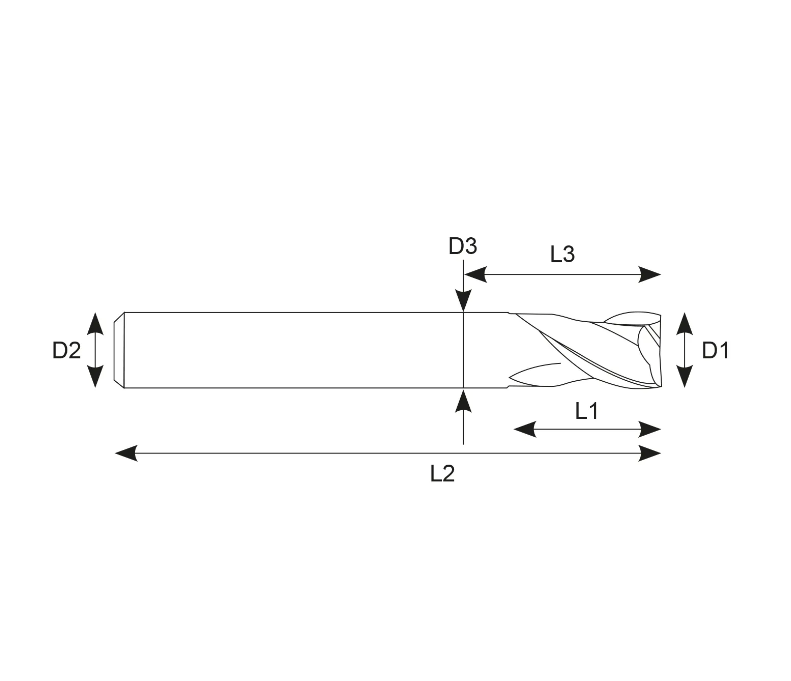 Κονδύλι 2Φτερο Καρβιδίου Blue Sharp για Βαμμένα Yg