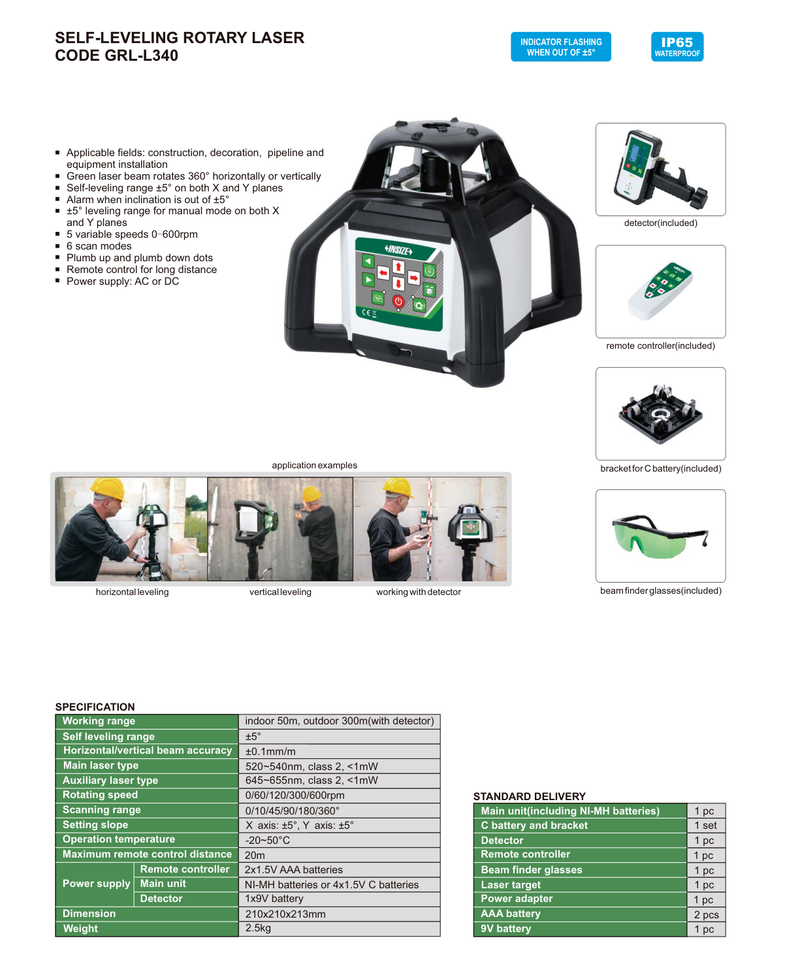 Αλφάδι Laser Insize