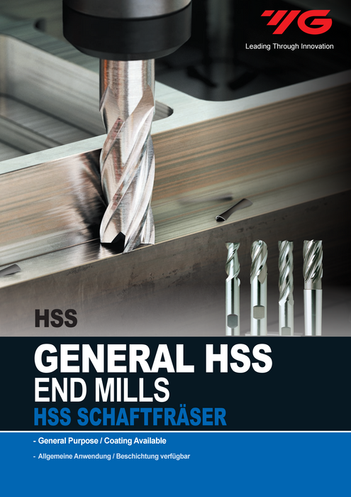 Endmill HSS 2 Flute 8% Cobalt