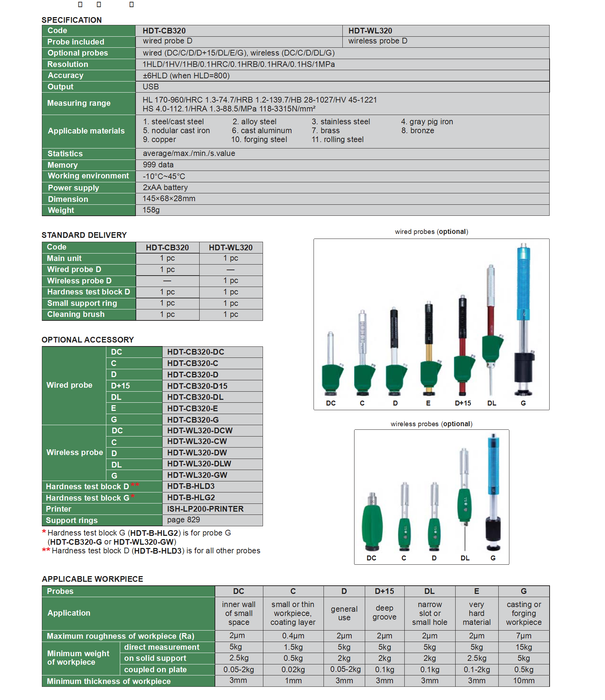 Φορητό Σκληρόμετρο Αναπήδησης Leeb - Software