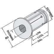 Τεχνικά χαρακτηριστικά HKS-5μm 70bar TSC - Collet HKS Sealed Power milling της Kemmler με μέγιστο runout 5μm και 70bar TSC (σελ. 1)