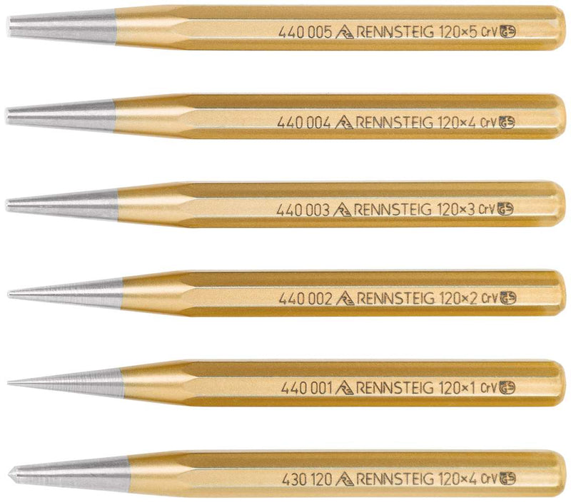 Set of Center Punches with Plastic Base