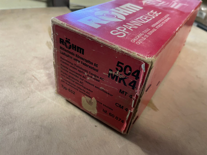 Περιστροφική Πόντα Τόρνου ROHM 60° με Ρολόι Πίεσης ΠΑΛΙΟ ΣΤΟΚ - ΑΧΡΗΣΙΜΟΠΟΙΗΤΟ Rohm