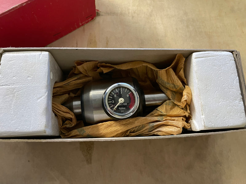 Περιστροφική Πόντα Τόρνου ROHM 60° με Ρολόι Πίεσης ΠΑΛΙΟ ΣΤΟΚ - ΑΧΡΗΣΙΜΟΠΟΙΗΤΟ Rohm