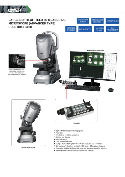 Ψηφιακό Mικροσκόπιο 3D Large Depth of Field