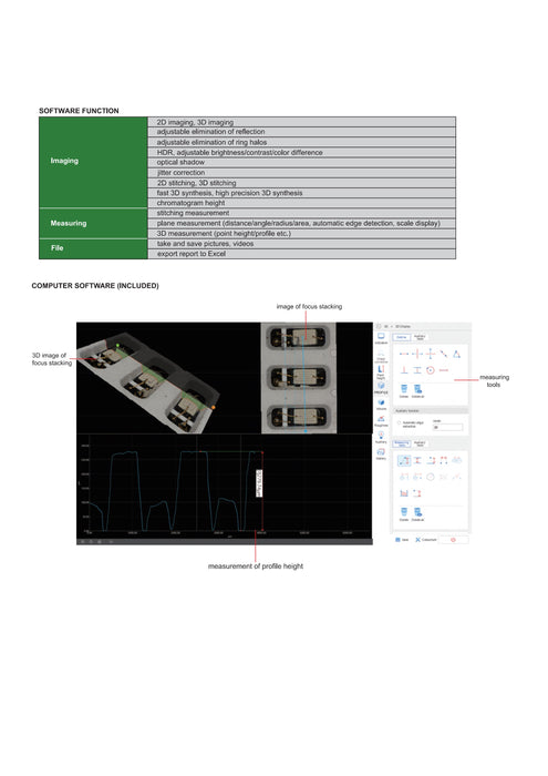 Ψηφιακό Mικροσκόπιο 3D Large Depth of Field