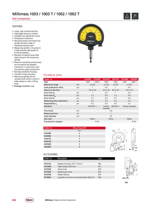 Measuring Dial Comparator