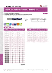 Τρυπανια Καρβιδιου 3D Επικαλυμμένα Yg