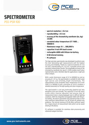 PCE-PSR 100 datasheet σελ. 1