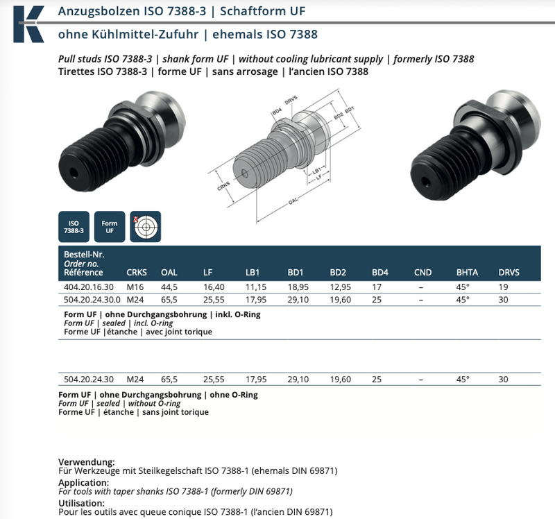 Pull Stud Form UF - Image 3