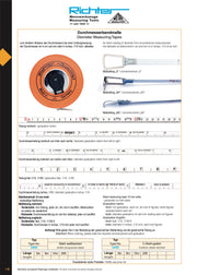 Μέτρο Διαμέτρου Steel Richter