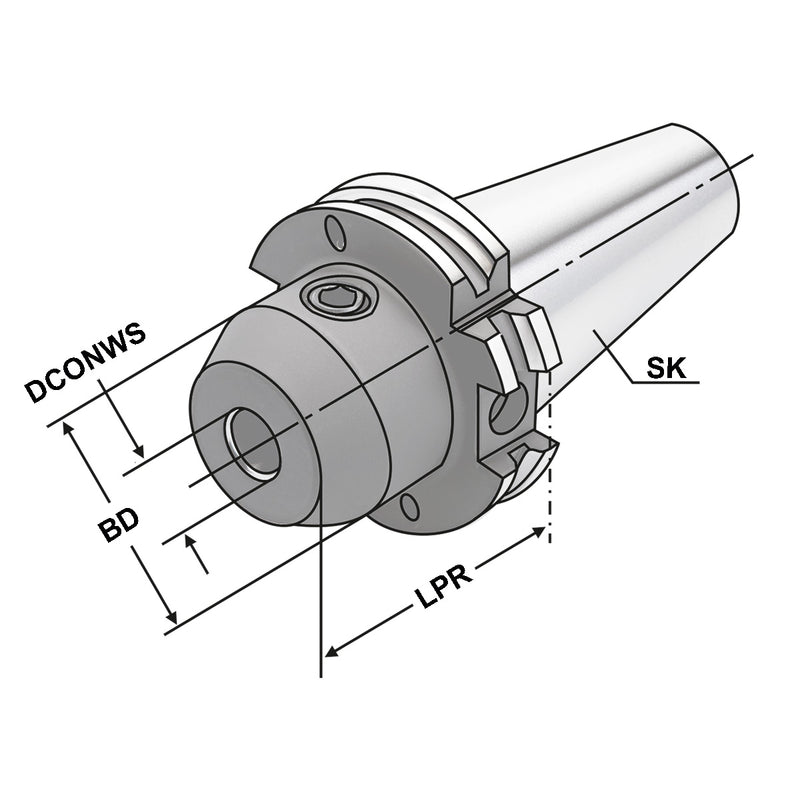 Τεχνικά χαρακτηριστικά SK-EMH2.5 (Kemmler) - Κώνος SK Weldon της Kemmler υψηλής ακρίβειας G2.5 στις 25.000RPM (σελ. 1)