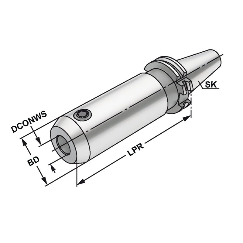 Τεχνικά χαρακτηριστικά SK-EMH2.5 (Kemmler) - Κώνος SK Weldon της Kemmler υψηλής ακρίβειας G2.5 στις 25.000RPM (σελ. 2)