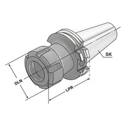 Τεχνικά χαρακτηριστικά SK-ER2.5 (Kemmler) - Κώνος SK της Kemmler για Collet ER υψηλής ακρίβειας G2.5 στις 25.000RPM (σελ. 1)
