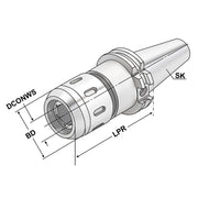 Τεχνικά χαρακτηριστικά SK-HSK (Kemmler) - Κώνος SK της Kemmler για βαριές κατεργασίες, collet HSK (High Clamping Force) (σελ. 1)