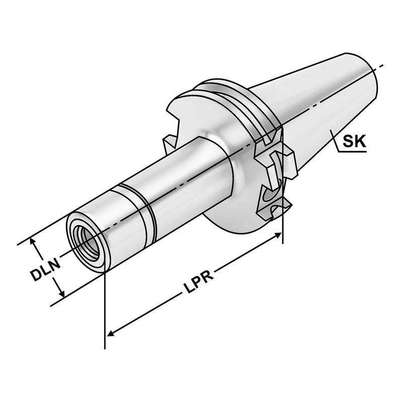 Τεχνικά χαρακτηριστικά SK-KPS (30,000 RPM) - Κώνος SK της Kemmler για Collet KPS υψηλής ακρίβειας G2.5 στις 30.000RPM (high speed) (σελ. 1)