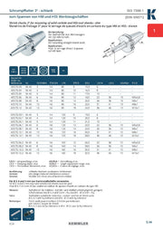 Τεχνικά χαρακτηριστικά SK-SFHS (Kemmler) - Κώνος SK Shrink Fit (Slim της Kemmler). Ιδιαίτερα λεπτό σώμα (σελ. 2)