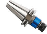 Κώνος YG SK-SYTER για synchro tapping chuck, ασημί σώμα με μπλε δαχτυλίδι και μαύρο παξιμάδι ER collet