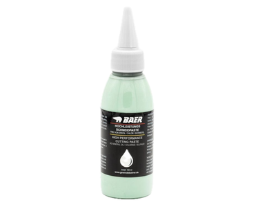 Πάστα κοπής Baer SP100 100 ml σε πράσινο μπουκάλι με μαύρη ετικέτα και λευκό ρύγχος εφαρμογής
