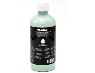 Μπουκάλι πάστας κοπής Baer 500 ml SP5000, πράσινο με λευκό καπάκι και μαύρη ετικέτα